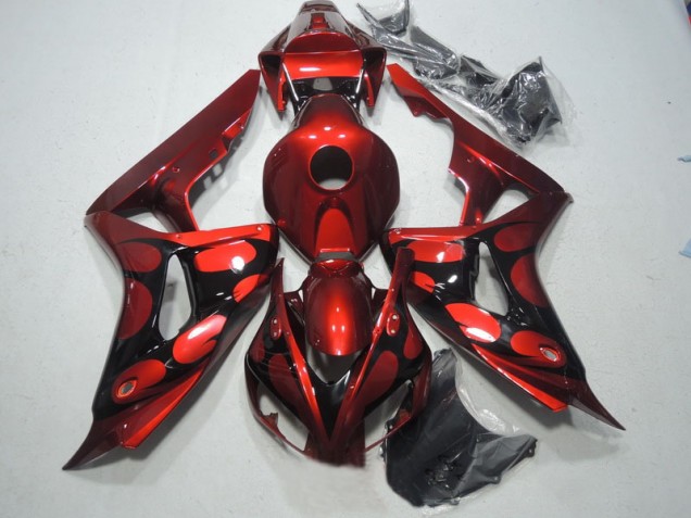 Red Black 2006-2007 CBR1000RR Motorcycle Fairings Red Black 2006-2007 CBR1000RR Motorcycle Fairings