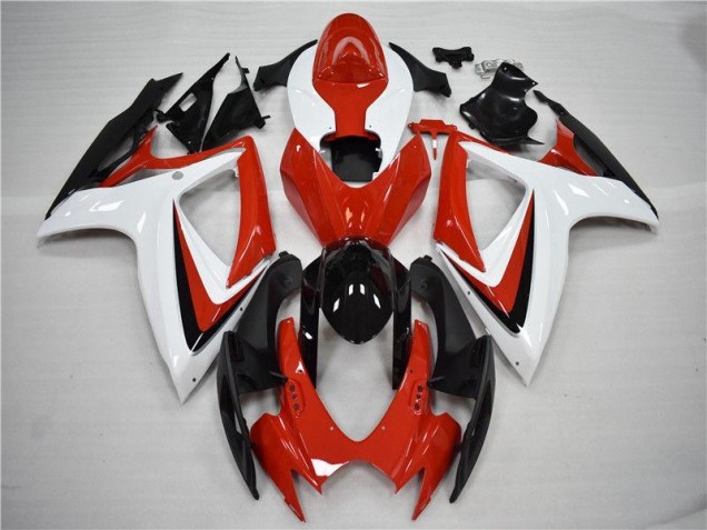 Red Black 2006-2007 GSXR 600/750 Motorcycle Fairing Red Black 2006-2007 GSXR 600/750 Motorcycle Fairing