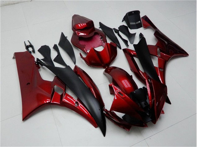 Red Black 2006-2007 YZF R6 Motorcycle Fairing Red Black 2006-2007 YZF R6 Motorcycle Fairing