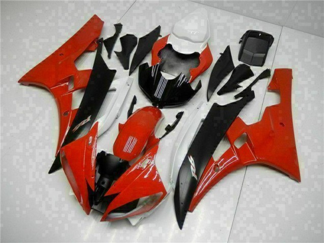 Red Black 2006-2007 YZF R6 Motorcycle Fairings Red Black 2006-2007 YZF R6 Motorcycle Fairings