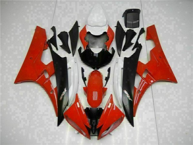 Red Black 2006-2007 YZF R6 Motorcycle Fairings Red Black 2006-2007 YZF R6 Motorcycle Fairings