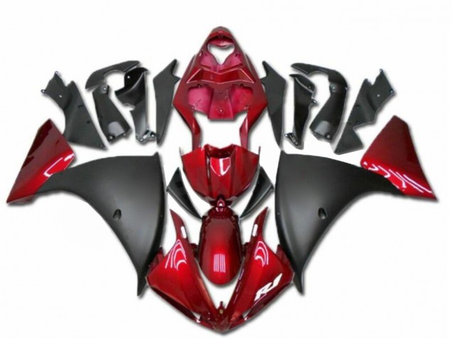 Red Black 2009-2011 YZF R1 Motorcycle Fairings Red Black 2009-2011 YZF R1 Motorcycle Fairings