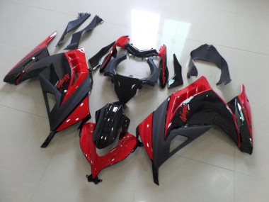 Red Black 2013-2016 ZX300R Motorcycle Fairings