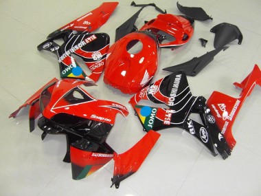 Red Black Jomo 2005-2006 CBR600RR Motorcycle Fairings