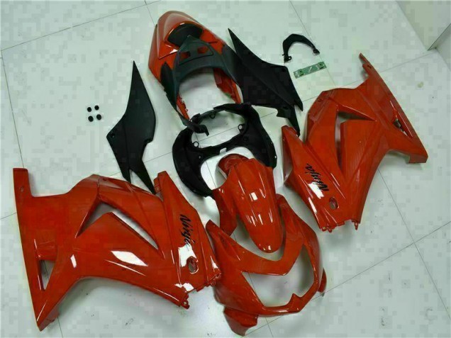 Red Black Ninja 2008-2012 EX250 Motorcycle Fairings Red Black Ninja 2008-2012 EX250 Motorcycle Fairings