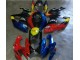 Red Blue 2006-2007 GSXR 600/750 Motorcycle Fairings Red Blue 2006-2007 GSXR 600/750 Motorcycle Fairings