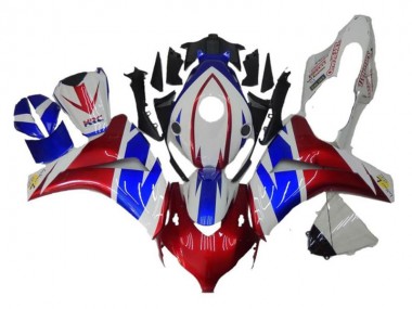 Red Blue White 2008-2011 CBR1000RR Motorcycle Fairings