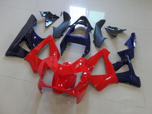 Red Dark Blue 2000-2001 CBR900RR 929 Motorcycle Fairings Red Dark Blue 2000-2001 CBR900RR 929 Motorcycle Fairings