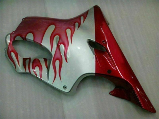 Red Flame Silver 2001-2003 CBR600 F4i Motorcycle Fairings Red Flame Silver 2001-2003 CBR600 F4i Motorcycle Fairings