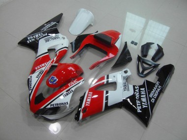 Red Glossy Black 2000-2001 YZF R1 Motorcycle Fairings