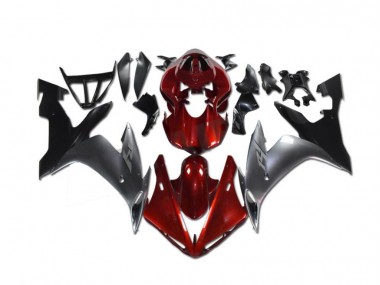 Red Grey Black 2002-2003 YZF R1 Motorcycle Fairings
