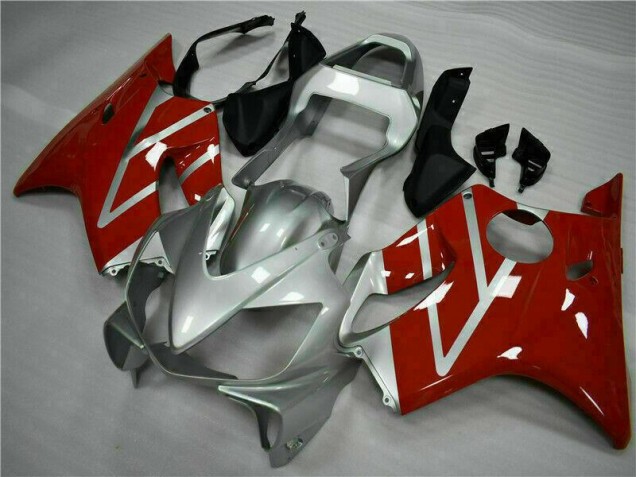 Red Silver 2001-2003 CBR600 F4i Motorcycle Bodywork Red Silver 2001-2003 CBR600 F4i Motorcycle Bodywork