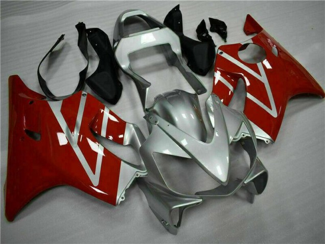 Red Silver 2001-2003 CBR600 F4i Motorcycle Bodywork Red Silver 2001-2003 CBR600 F4i Motorcycle Bodywork