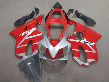 Red Silver 2001-2003 CBR600 F4i Motorcycle Fairings