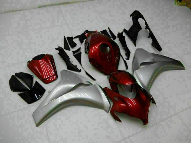 Red Silver 2008-2011 CBR1000RR Motorcycle Bodywork Red Silver 2008-2011 CBR1000RR Motorcycle Bodywork