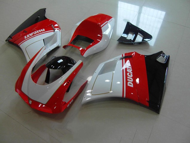 Red White 1993-2005 Ducati 748 916 996 996S Motorcycle Fairings Red White 1993-2005 Ducati 748 916 996 996S Motorcycle Fairings