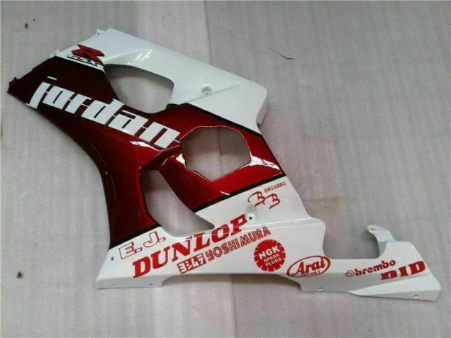 Red White 2003-2004 GSXR 1000 Motorcycle Fairings Red White 2003-2004 GSXR 1000 Motorcycle Fairings