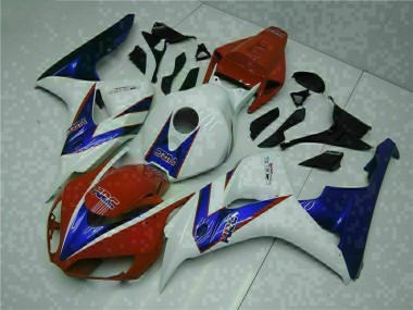 Red White 2004-2005 CBR1000RR Motorcycle Fairings