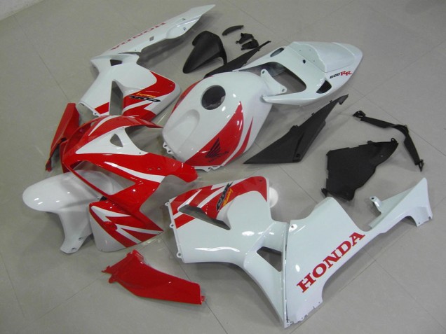 Red White 2005-2006 CBR600RR Full Motorcycle Fairing Kits Red White 2005-2006 CBR600RR Full Motorcycle Fairing Kits