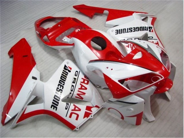 Red White 2005-2006 CBR600RR Motorcycle Fairing Kits Red White 2005-2006 CBR600RR Motorcycle Fairing Kits