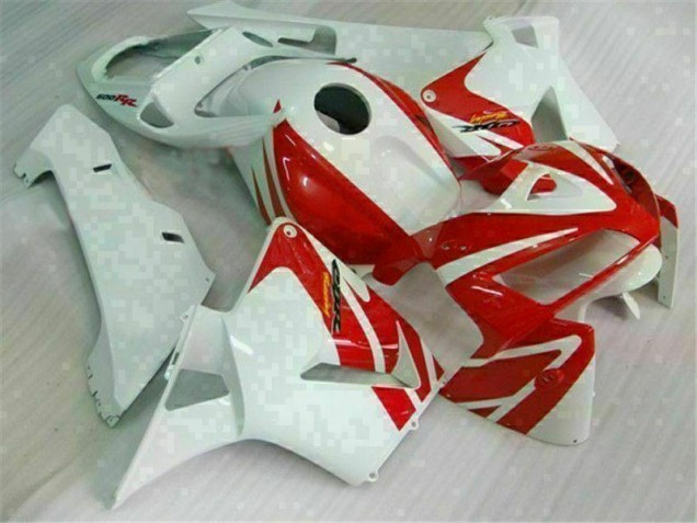 Red White 2005-2006 CBR600RR Motorcycle Fairings Red White 2005-2006 CBR600RR Motorcycle Fairings