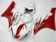 Red White 2006-2007 YZF R6 Motorcycle Bodywork Red White 2006-2007 YZF R6 Motorcycle Bodywork