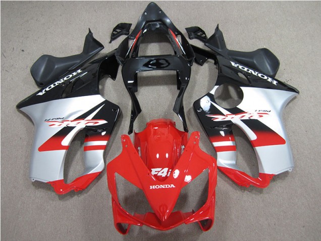 Red White Black 2001-2003 CBR600 F4i Motorcycle Fairings Red White Black 2001-2003 CBR600 F4i Motorcycle Fairings