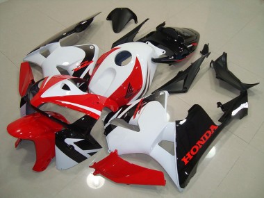 Red White Black 2005-2006 CBR600RR Motorcycle Fairings