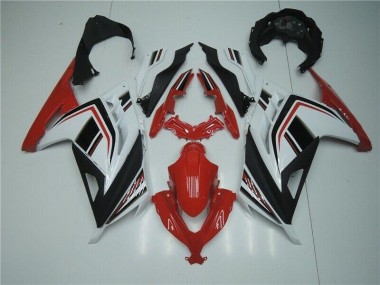 Red White Black 2013-2016 EX300 Motorcycle Fairings
