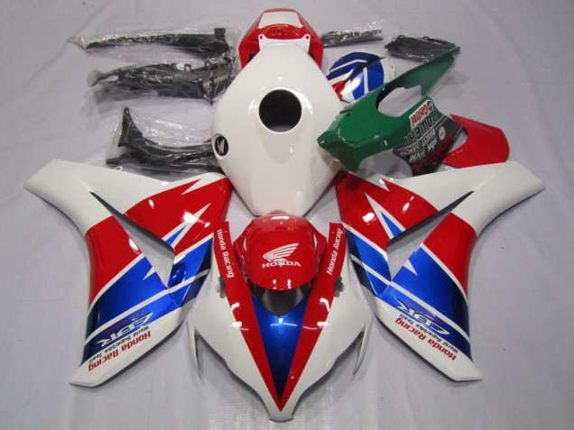 Red White Blue 2008-2011 CBR1000RR Motorcycle Fairing Red White Blue 2008-2011 CBR1000RR Motorcycle Fairing