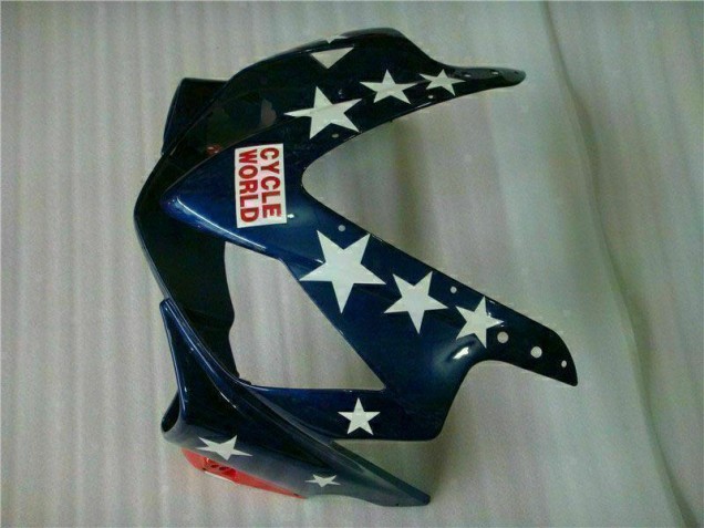Red White Blue Castrol Cycle World 2001-2003 CBR600 F4i Motorcycle Fairings Red White Blue Castrol Cycle World 2001-2003 CBR600 F4i Motorcycle Fairings