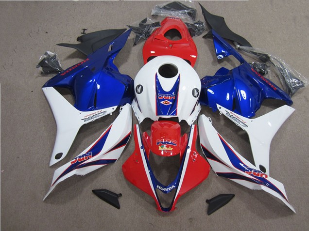 Red White Blue HRC 2009-2012 CBR600RR Motorcycle Fairings