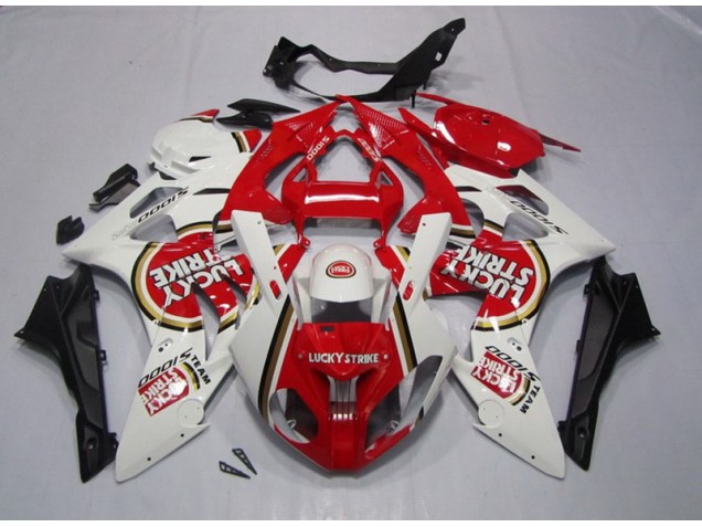 Red White Lucky Strike 2009-2014 S1000RR Motorcycle Fairings Red White Lucky Strike 2009-2014 S1000RR Motorcycle Fairings