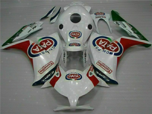 Red White PATA 2012-2016 CBR1000RR Motorcycle Fairing