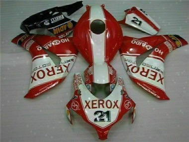 Red Xerox 21 2008-2011 CBR1000RR Motorcycle Fairings