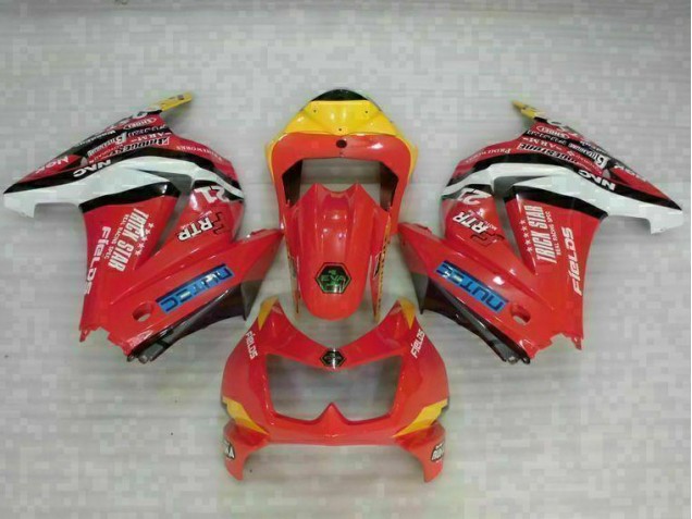 Red Yellow 2008-2012 EX250 Motorcycle Fairings Red Yellow 2008-2012 EX250 Motorcycle Fairings