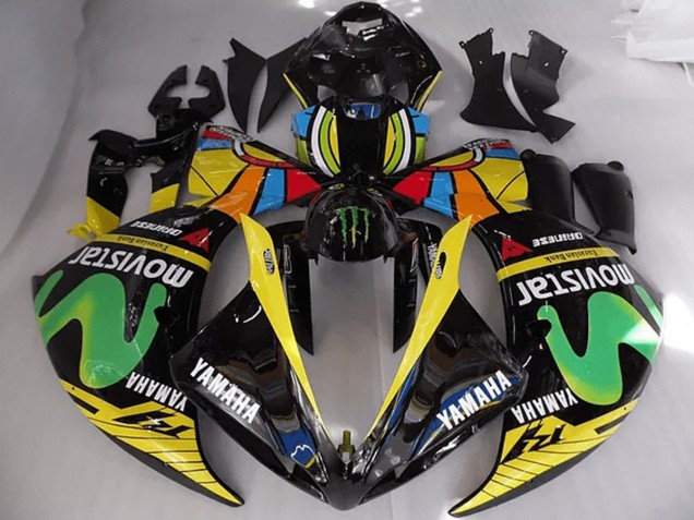 Rossi Movistar 2012-2014 YZF R1 Motorcycle Fairings Rossi Movistar 2012-2014 YZF R1 Motorcycle Fairings