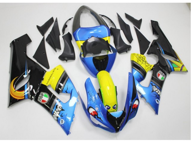 Shark 2005-2006 ZX6R Motorcycle Fairings Shark 2005-2006 ZX6R Motorcycle Fairings