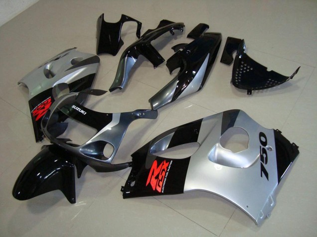Silver 1996-2000 GSXR 600 Motorcycle Fairings Silver 1996-2000 GSXR 600 Motorcycle Fairings