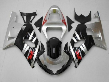 Silver 2001-2003 GSXR 600/750 Motorcycle Fairings