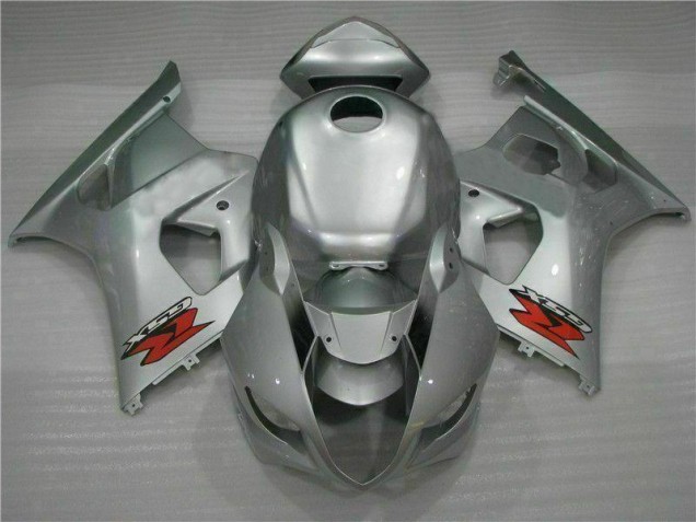 Silver 2003-2004 GSXR 1000 Motorcycle Fairing Silver 2003-2004 GSXR 1000 Motorcycle Fairing