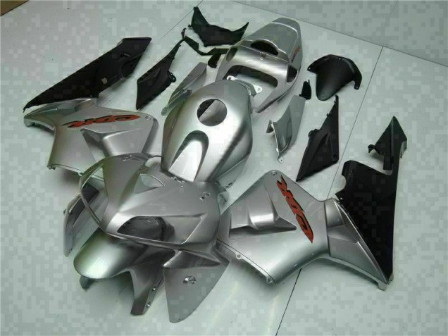 Silver 2005-2006 CBR600RR Motorcycle Fairings Silver 2005-2006 CBR600RR Motorcycle Fairings
