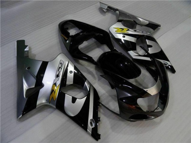 Silver Black 2000-2002 GSXR 1000 Motorcycle Fairings Silver Black 2000-2002 GSXR 1000 Motorcycle Fairings
