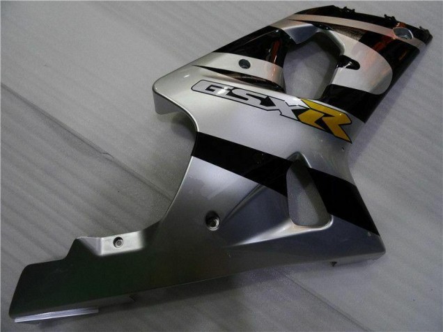 Silver Black 2000-2002 GSXR 1000 Motorcycle Fairings Silver Black 2000-2002 GSXR 1000 Motorcycle Fairings