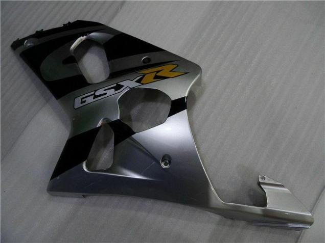 Silver Black 2000-2002 GSXR 1000 Motorcycle Fairings Silver Black 2000-2002 GSXR 1000 Motorcycle Fairings