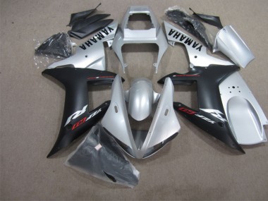 Silver Black 2004-2006 YZF R1 Motorcycle Fairings