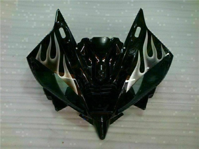 Silver Flame Black 2006-2007 YZF R6 Motorcycle Fairings Silver Flame Black 2006-2007 YZF R6 Motorcycle Fairings