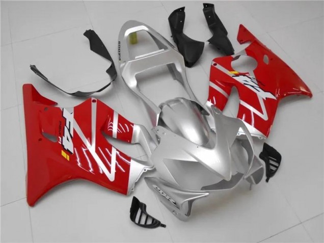 Silver Red 2001-2003 CBR600 F4i Motorcycle Fairings Silver Red 2001-2003 CBR600 F4i Motorcycle Fairings