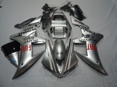 Silver Red Fiat 2004-2005 CBR1000RR Motorcycle Fairings