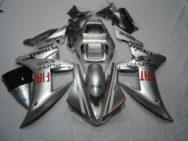 Silver Red Fiat 2004-2005 CBR1000RR Motorcycle Fairings Silver Red Fiat 2004-2005 CBR1000RR Motorcycle Fairings